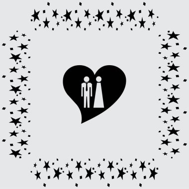 kalp simgesi illüstrasyon