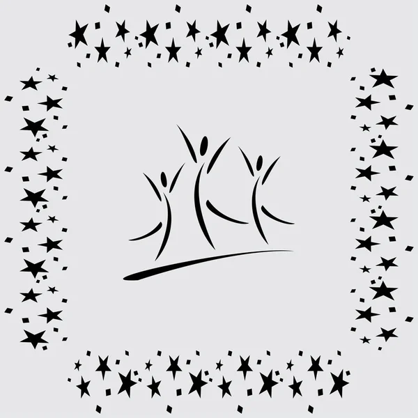 başarı ekip illüstrasyon