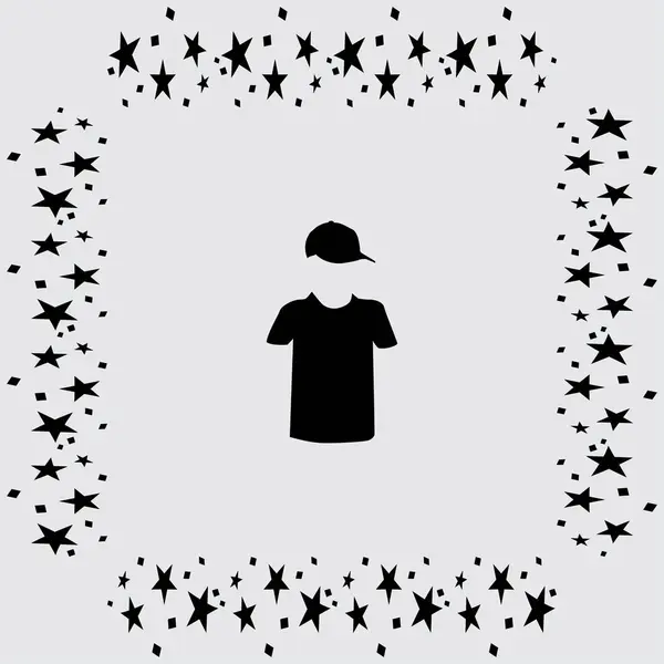 Ilustração do ícone da camisa — Vetor de Stock