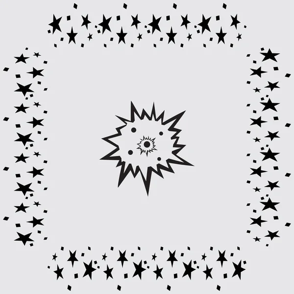 Düz patlama simgesi 