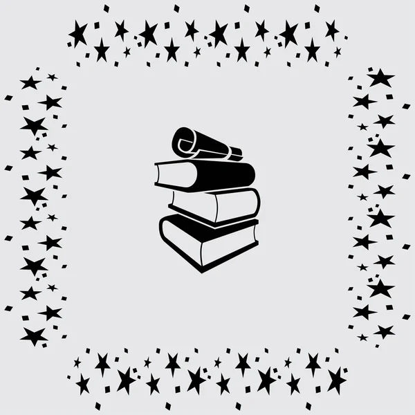 kitap simgesini illüstrasyon 