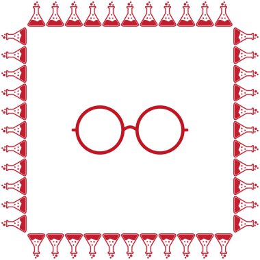 Yuvarlak gözlük simgesi