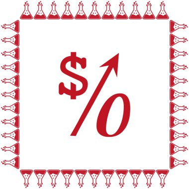 Yüzde ve para simgesi