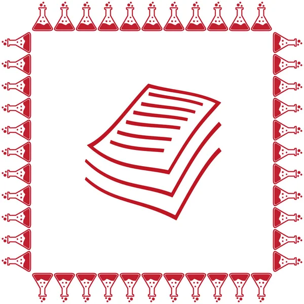 Ikona dokumentu soubory — Stockový vektor