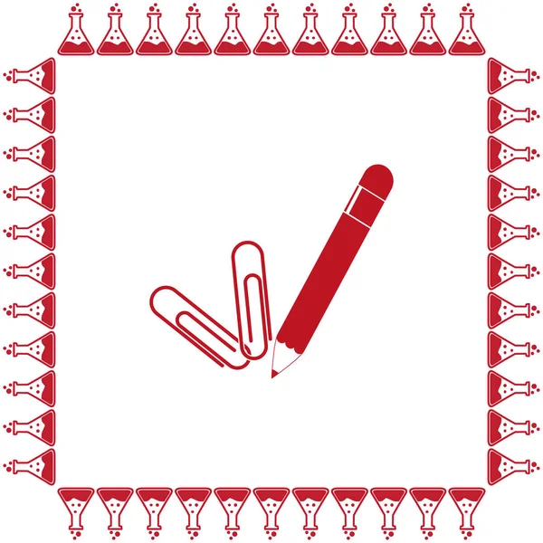 pensil ve zımba simgesi