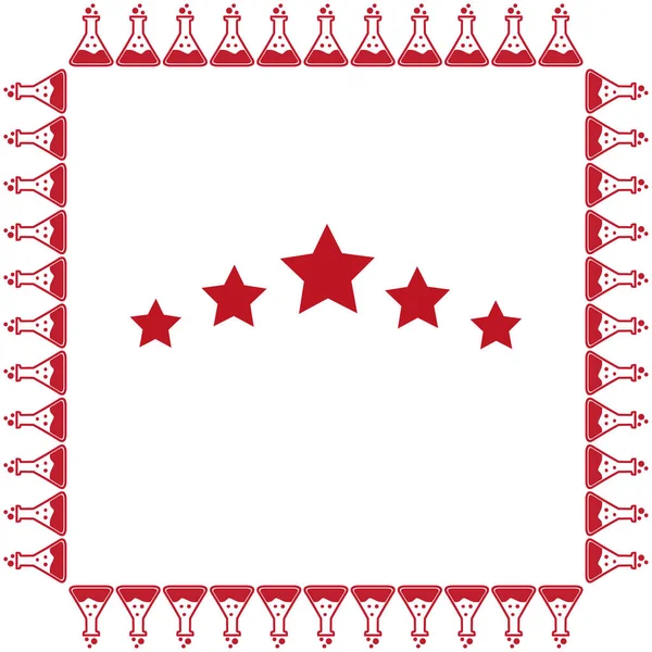 Öt csillag ikon — Stock Vector
