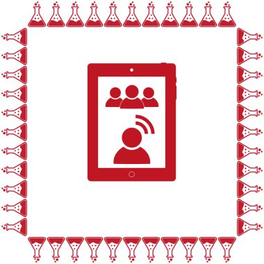 Video konferans simgesi