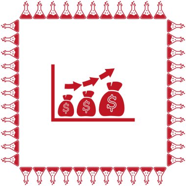 Çanta simgeyle grafik