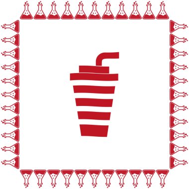 hasır bir simgeyle Kupası