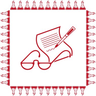  Gözlük ve liste simgesi