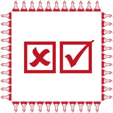 Evet Hayır Icons set