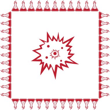 Düz patlama simgesi