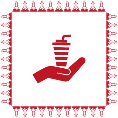 hasır bir simgeyle Kupası