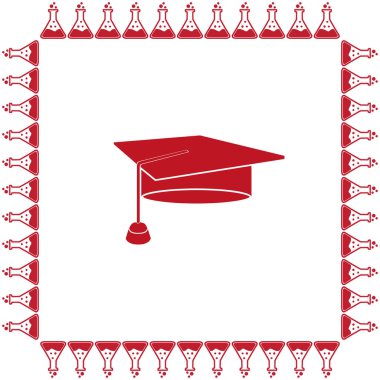 Öğrenci şapka simgesi