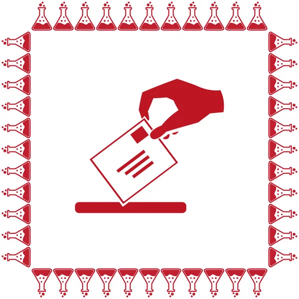 Posta simgesini veren el