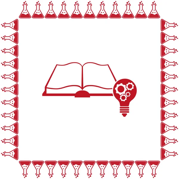 ampul ve kitap simgesi