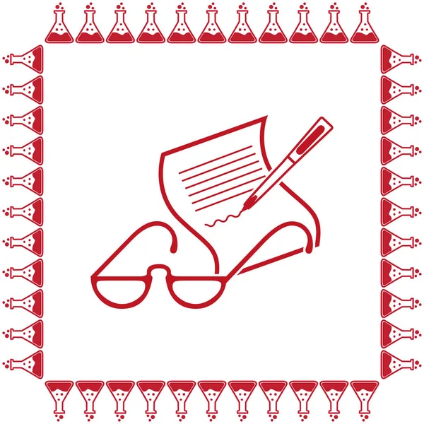  Gözlük ve liste simgesi