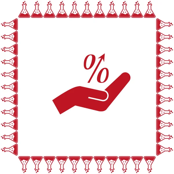 El simgesini yüzde simgesi