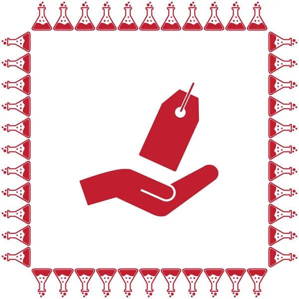 Fiyat etiketi el simgesi