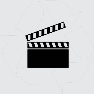 video simgesi, sinema işareti illüstrasyon
