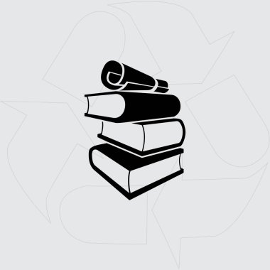 Kitap vektörü simgesi 