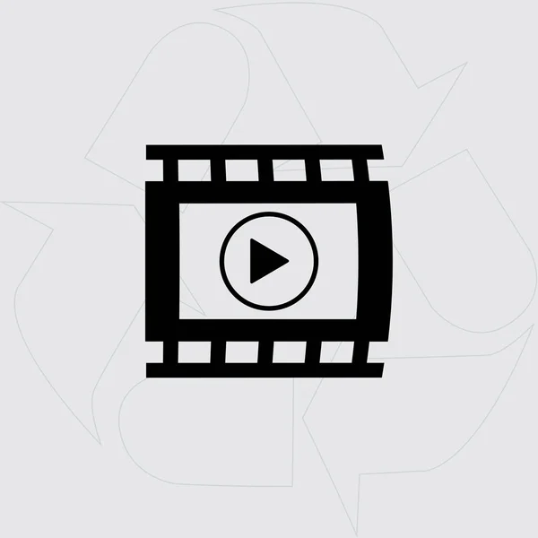 Illustration icône vidéo — Image vectorielle