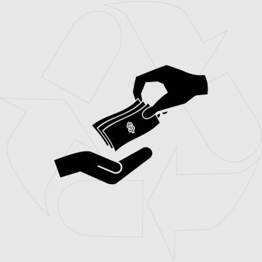 para para simgesi. dolar