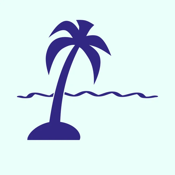 Ikony WWW egzotyczne wyspy — Wektor stockowy