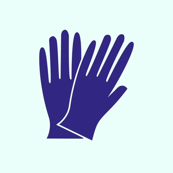 Work gloves icon — Stock Vector