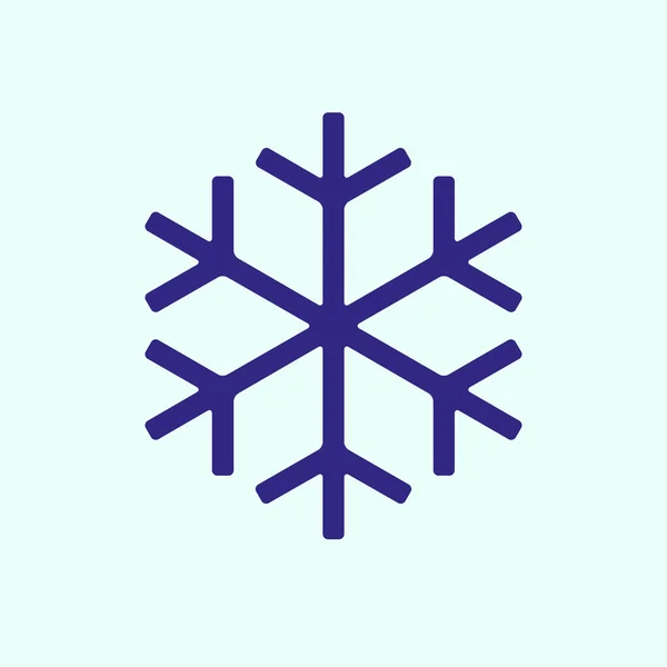 Schneeflockensymbol — Stockvektor