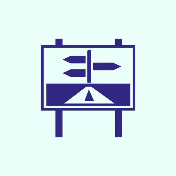 Płaski ikona drogowskaz — Wektor stockowy