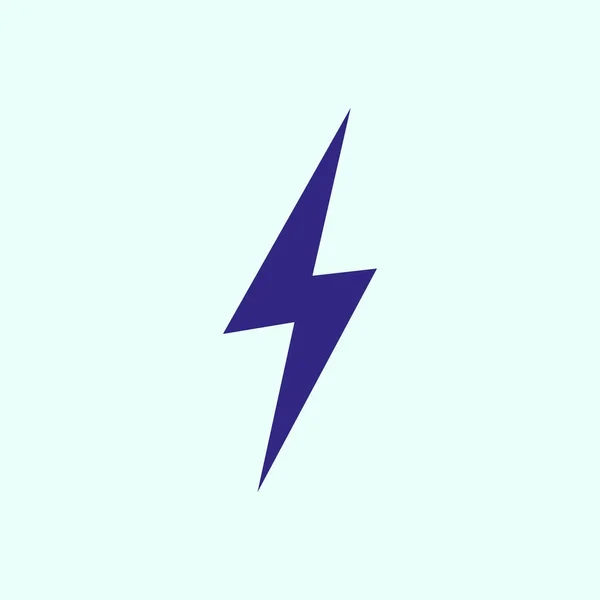 Lightning platte pictogram — Stockvector