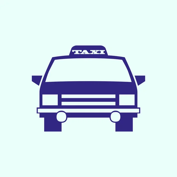 Icona auto taxi — Vettoriale Stock