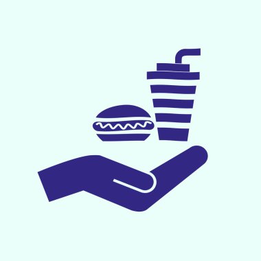 Sosisli ve içki simgesi