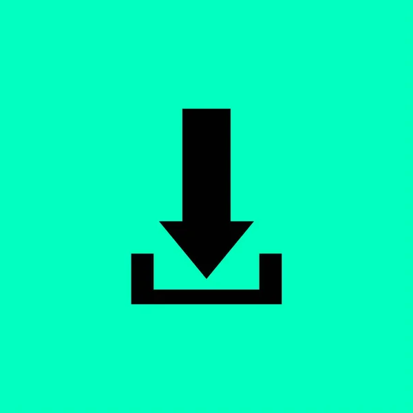 Flaches Symbol herunterladen — Stockvektor