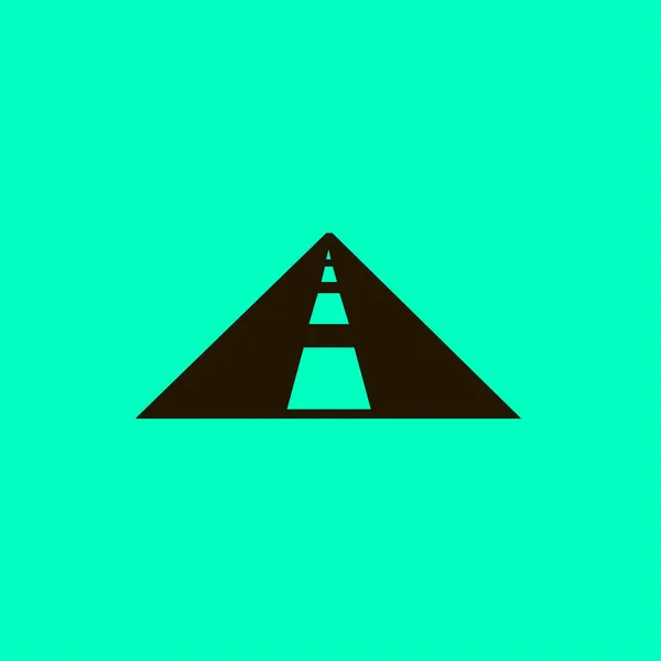 Road-ikonen, motorväg — Stock vektor