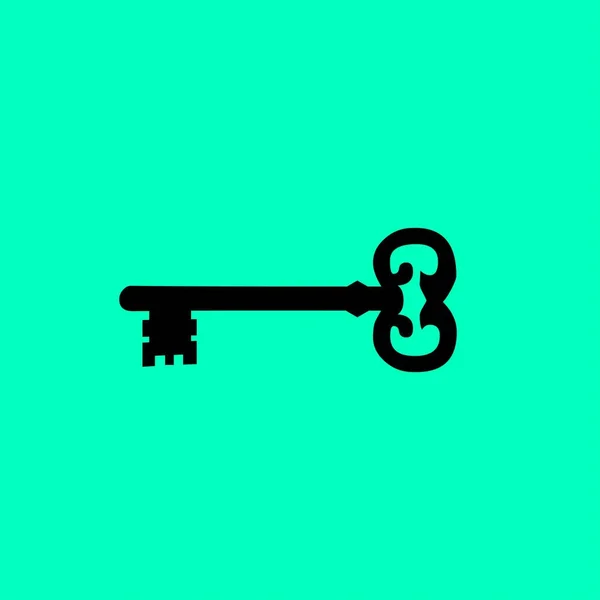 Ikona klíče ploché — Stockový vektor