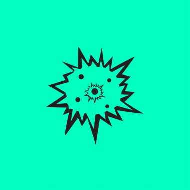 Düz patlama simgesi 