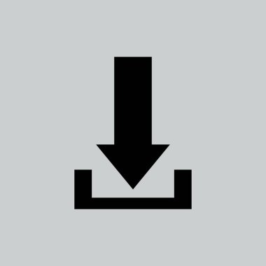 Download düz simgesi