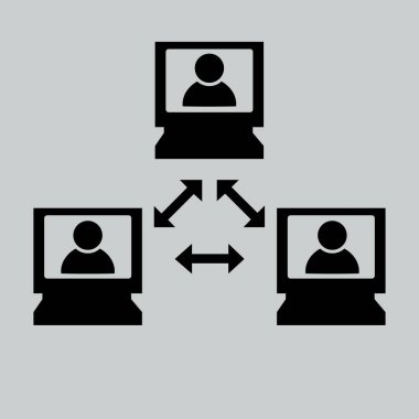 Video konferans simgesi