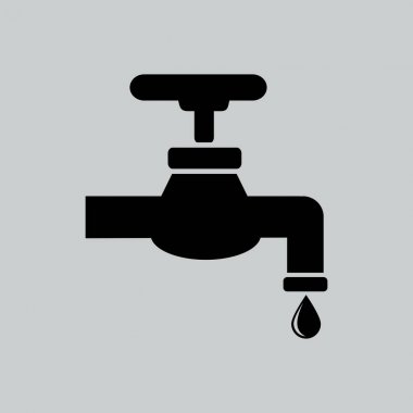 Su işareti düz simge kaydetmek