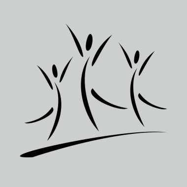 başarı ekip düz simgesi