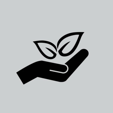 el düz simgesi yapraklarda