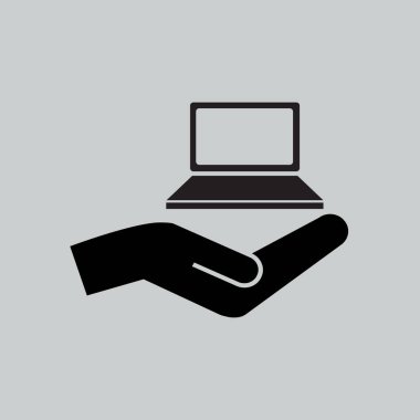 Bilgisayar Düz Simgesi