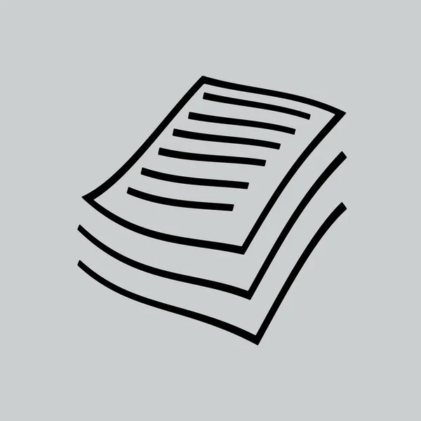 Documento Archivos icono plano — Archivo Imágenes Vectoriales