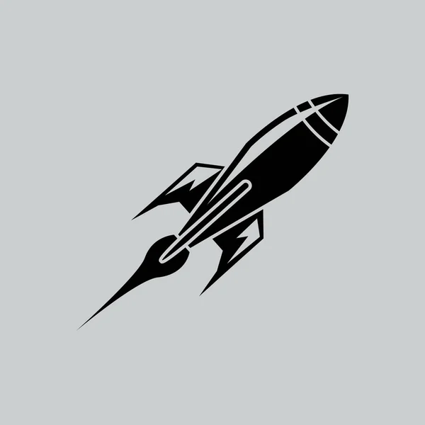 Rocket ship icon — Stock Vector