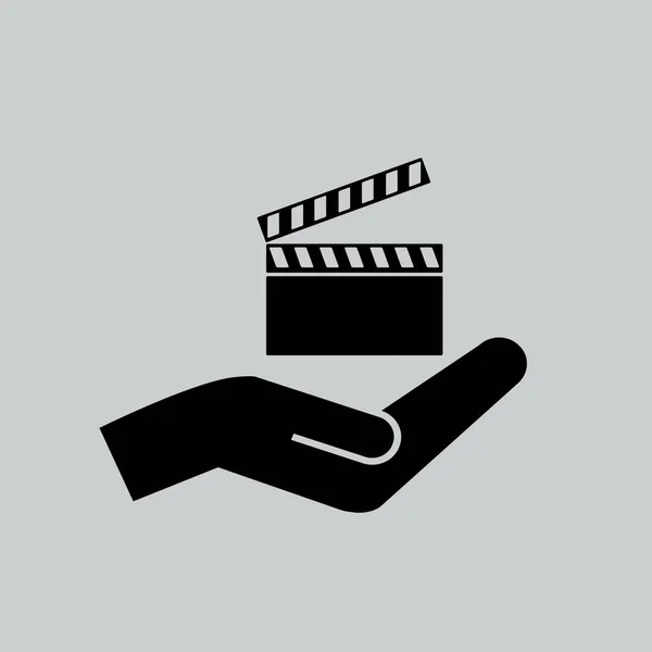 Εικονίδιο κινηματογράφος σημάδι — Διανυσματικό Αρχείο