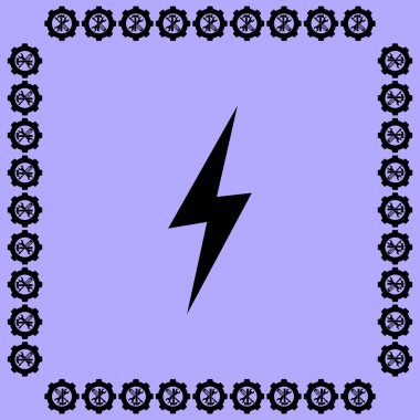  Yıldırım simge tasarlamak 