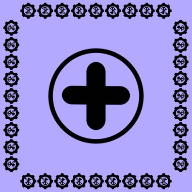 artı simge tasarlamak  