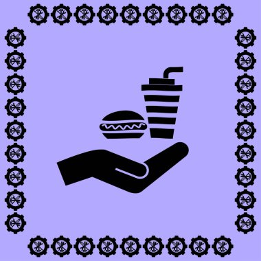 Sosisli ve içki simgesi